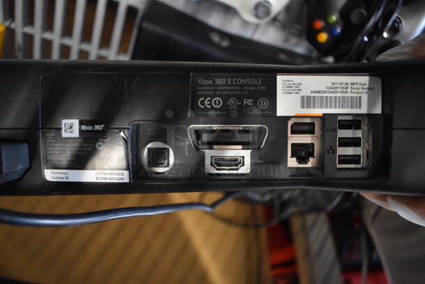 2 Xbox 360 Game Consoles w/ 4 Controllers, NHL 08 Ice Hockey Game and Halo Game. 10.5x10.5x2.5. 2 Times Your Bid! - Image 6 of 6