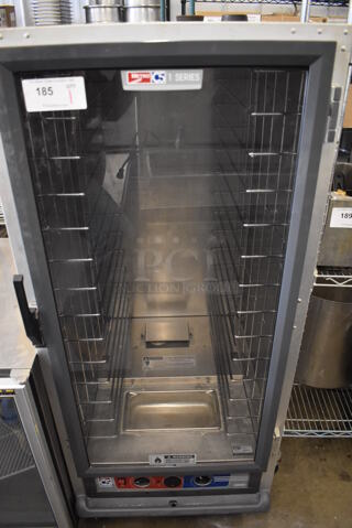 2013 Metro C5 Series Metal Commercial Single Door Reach In Heated Holding Cabinet on Commercial Casters. 120 Volts, 1 Phase. 25x30x58. Tested and Working!