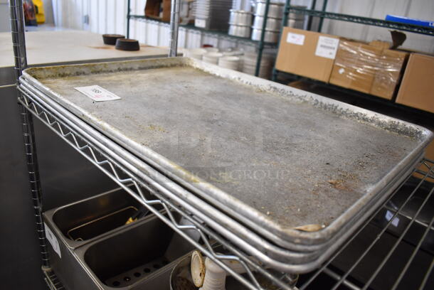 4 Metal Full Size Baking Pans. 18x26x1. 4 Times Your Bid! - Image 2 of 3
