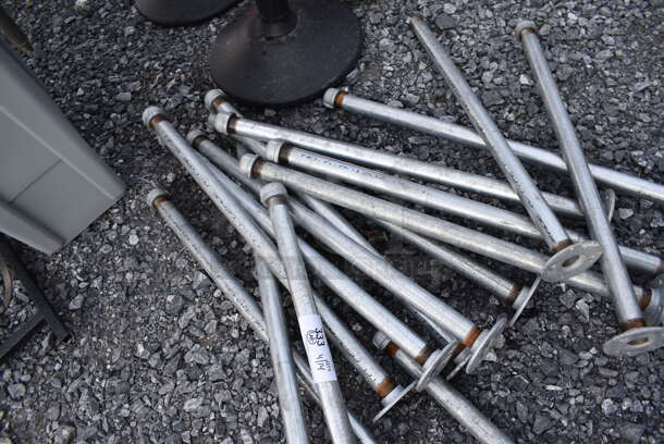 ALL ONE MONEY! Lot of Metal Poles. Includes 35" - Image 3 of 3