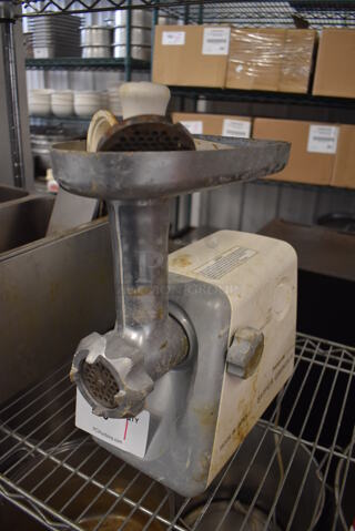 Panasonic MK-G20NR Metal Countertop Meat Grinder. 6x14x15. Tested and Working!
