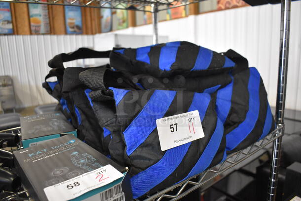 11 Blue and Black Sandbags. 9x19x2. 11 Times Your Bid! - Image 2 of 4