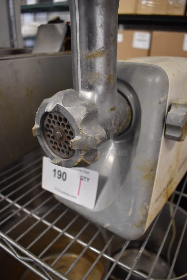 Panasonic MK-G20NR Metal Countertop Meat Grinder. 6x14x15. Tested and Working! - Image 4 of 5