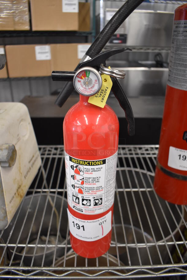 Kidde Fire Extinguisher. Buyer Must Pick Up - We Will Not Ship This Item.  4x4x15