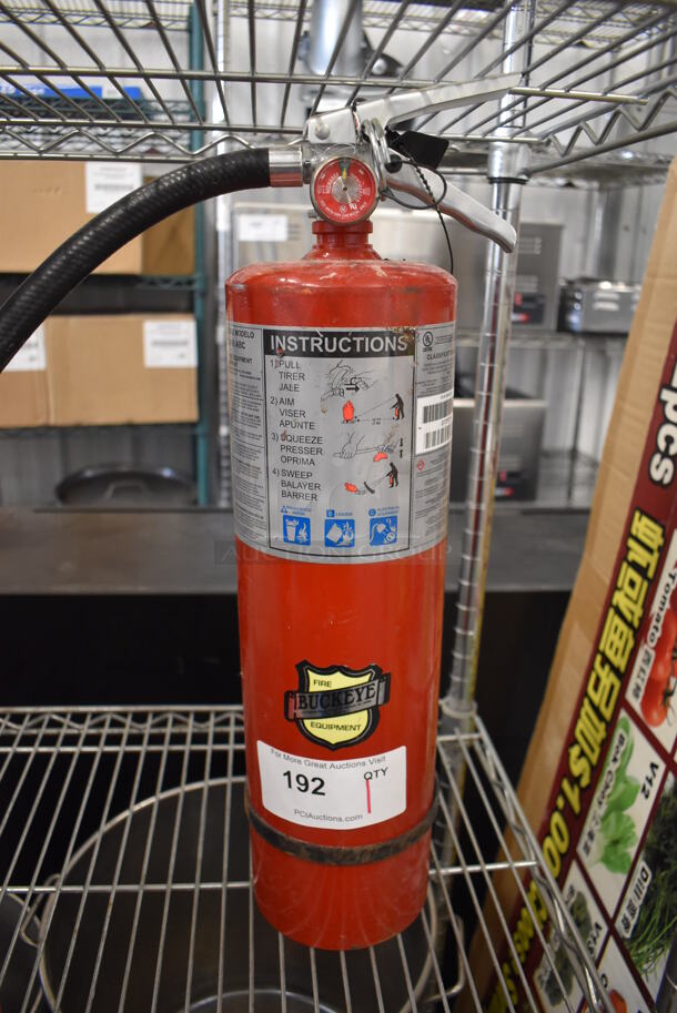 Buckeye Fire Extinguisher. Buyer Must Pick Up - We Will Not Ship This Item.  7x6x21 - Image 1 of 3