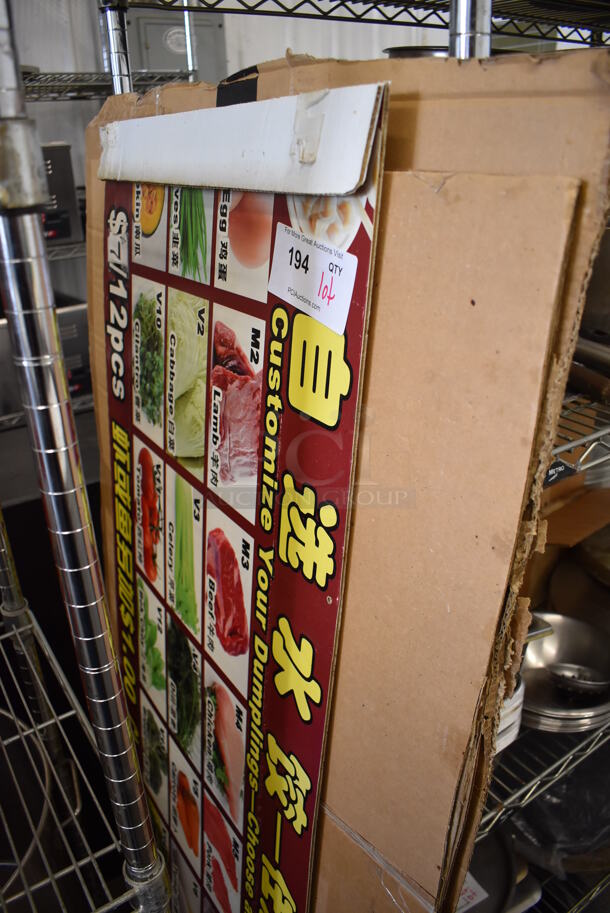 ALL ONE MONEY! Lot of Sign and Cardboard - Image 2 of 3