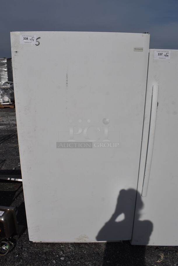 Frigidaire FFFH17F1RW0 Metal Single Door Reach In Freezer. 115 Volts, 1 Phase. 34x29x68. Tested and Working! - Image 1 of 6