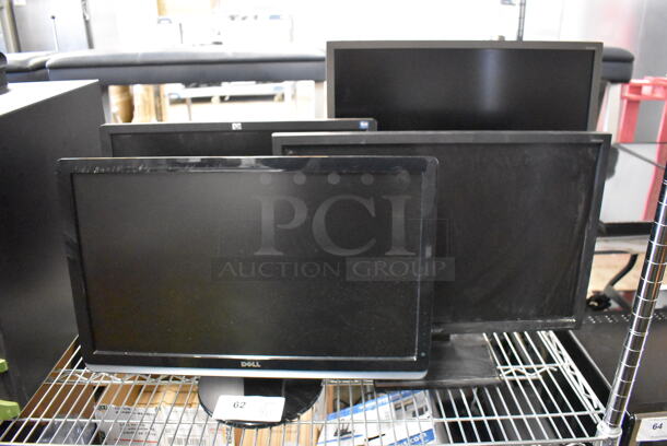 4 Various Computer Monitors Including Acer V223W. 20", 21", 21", 22". 4 Times Your Bid! - Image 1 of 6