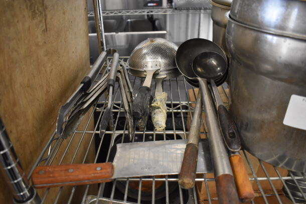 ALL ONE MONEY! Tier Lot of Various Items Including Metal Bowls and Utensils - Image 2 of 5