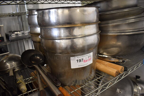 ALL ONE MONEY! Tier Lot of Various Items Including Metal Bowls and Utensils - Image 3 of 5