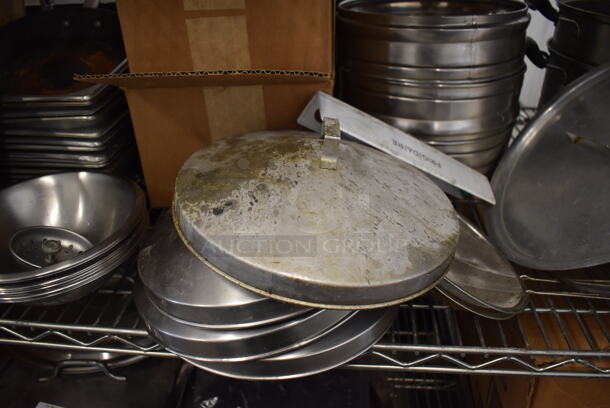 ALL ONE MONEY! Tier Lot of Various Items Including Metal Bins and Lids - Image 3 of 5