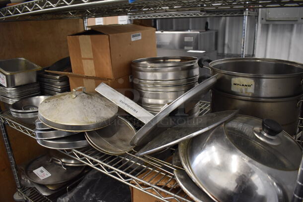 ALL ONE MONEY! Tier Lot of Various Items Including Metal Bins and Lids - Image 5 of 5