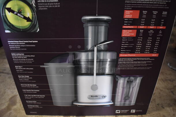 BRAND NEW IN BOX! Breville Stainless Steel Countertop Juicer