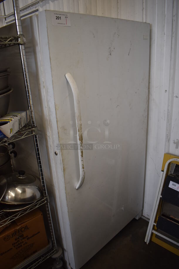 Electrolux FFFH17F2QWB Metal Single Door Reach In Freezer. 115 Volts, 1 Phase. 34x29x67. Tested and Working! - Image 1 of 5