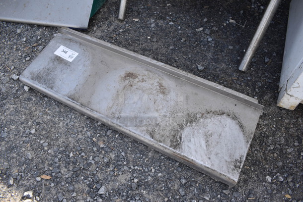 Stainless Steel Shelf. 36x12x5 - Image 2 of 3