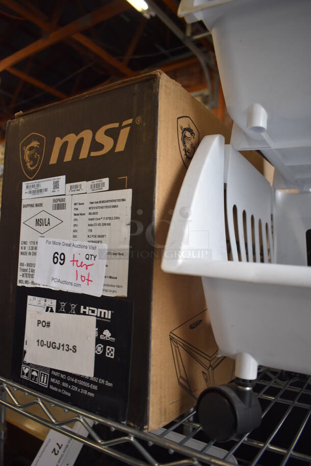 ALL ONE MONEY! Tier Lot of Various Items Including Sony Television and White Poly Baskets - Image 4 of 5