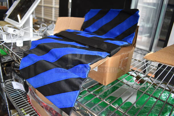 Box of 4 BRAND NEW! Blue and Black Heavy Duty Sandbags.  - Image 2 of 4