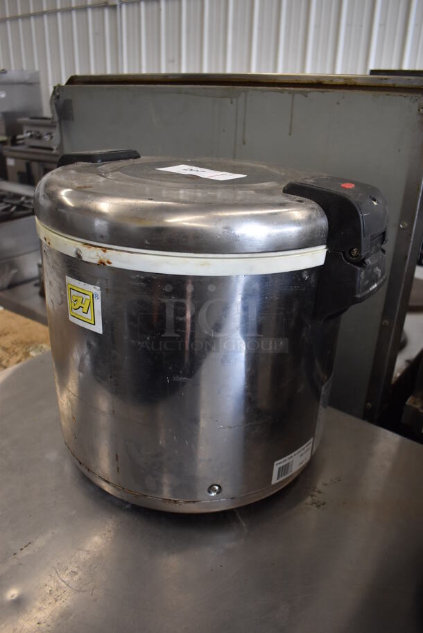 Thunder Group SEJ-22000 Stainless Steel Commercial Countertop Rice Cooker. 120 Volts, 1 Phase. 18x16x16. Tested and Working! - Image 2 of 6