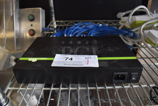 TRENDnet 24-Port Unmanaged Gigabit GREENnet Desktop Switch, Ethernet Network Switch, 24 x 10-100-1000. 11x7x2 - Image 1 of 5