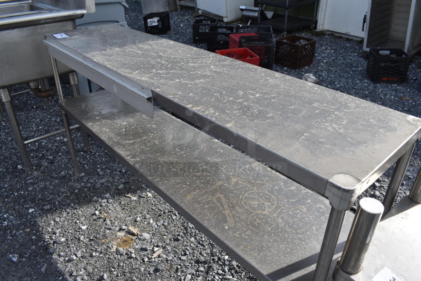 Metal 2 Tier Shelf. 60x14x42 - Image 2 of 4