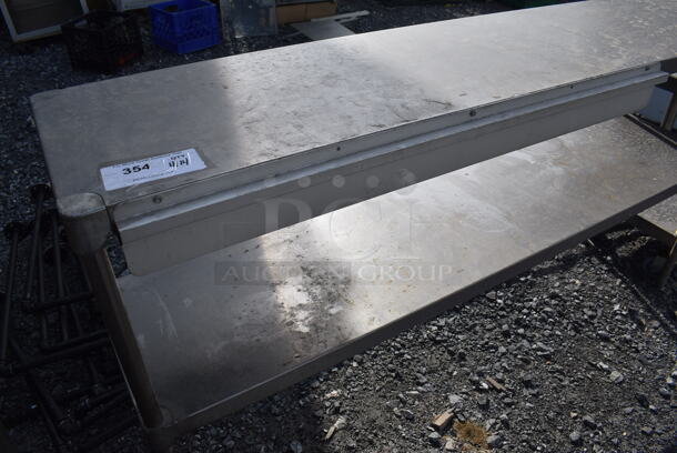 Metal 2 Tier Shelf. 60x14x42 - Image 4 of 4