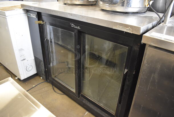2018 True TBB-24-48G-SD-HC-LD Metal Commercial 2 Door Back Bar Cooler Merchandiser. 115 Volts, 1 Phase. 49x24.5x36. Tested and Powers On But Does Not Get Cold - Image 6 of 6
