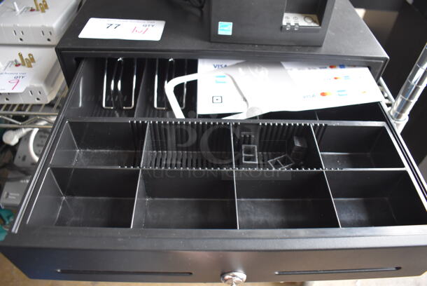 9.5" iPad 32GB Wi-Fi Silver Tablet with Square Stand Kit for iPad w/ Star Micronics TSP100 Receipt Printer and Metal Cash Drawer w/ Key. 6x8x6, 16.5x16x4 - Image 4 of 7