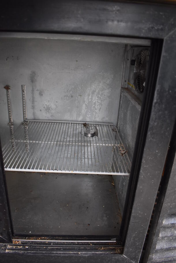 Beverage Air BB72GSY-1-B Metal Commercial 3 Door Back Bar Cooler Merchandiser. 115 Volts, 1 Phase. 74x27x36.5. Tested and Working! - Image 7 of 8