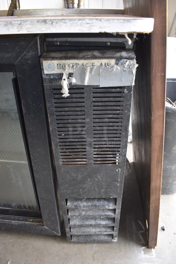 Beverage Air BB72GSY-1-B Metal Commercial 3 Door Back Bar Cooler Merchandiser. 115 Volts, 1 Phase. 74x27x36.5. Tested and Working! - Image 8 of 8
