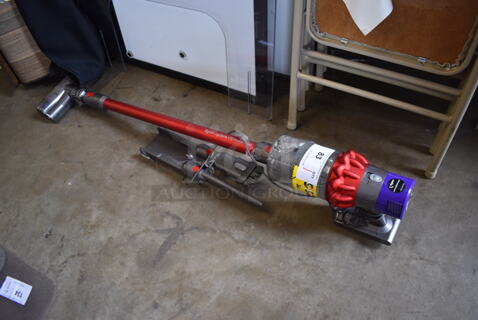 Dyson Cyclone V10 Vacuum Cleaner w/ Attachments, Charger and Wall Mount. 48"