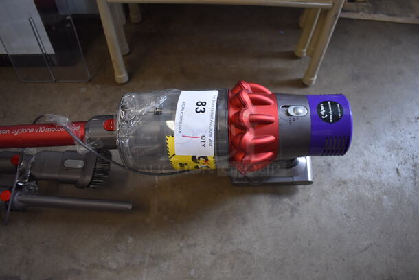 Dyson Cyclone V10 Vacuum Cleaner w/ Attachments, Charger and Wall Mount. 48" - Image 2 of 3