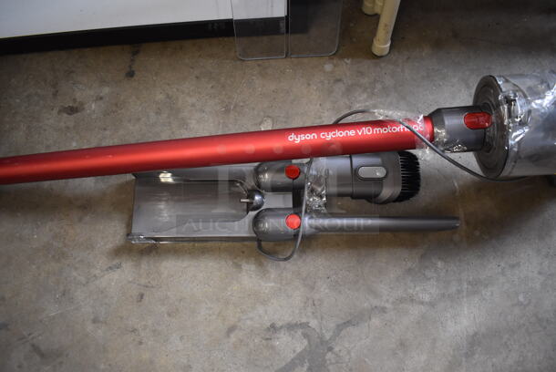 Dyson Cyclone V10 Vacuum Cleaner w/ Attachments, Charger and Wall Mount. 48" - Image 3 of 3