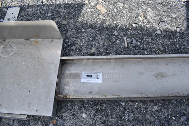 Metal Shelf w/ 1 Bracket. 73x10x12 - Image 3 of 4