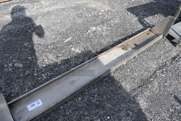 Metal Shelf w/ 1 Bracket. 73x10x12 - Image 4 of 4