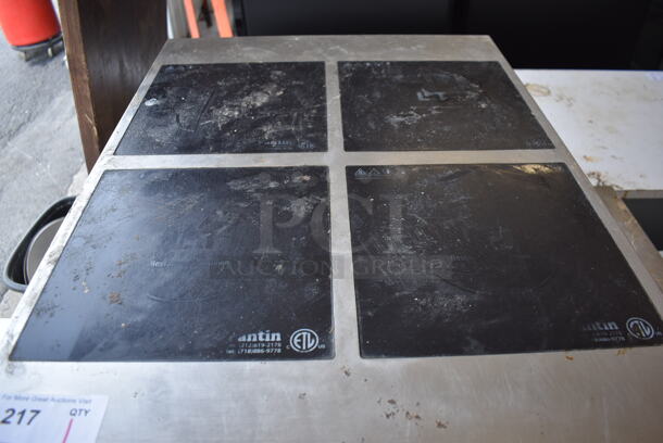 Pantin Stainless Steel Commercial Countertop Electric Powered 4 Burner Induction Range. 240 Volts, 1 Phase. 24x31.5x14 - Image 4 of 7