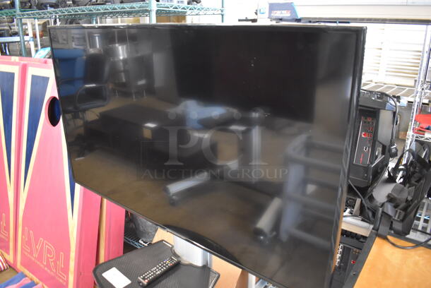 Samsung 50" 4K Smart LED Television on Cart. 120 Volts, 1 Phase. 44x32x55. Buyer Must Pick Up - We Will Not Ship This Item. Tested and Working! - Image 3 of 9
