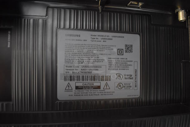 Samsung 50" 4K Smart LED Television on Cart. 120 Volts, 1 Phase. 44x32x55. Buyer Must Pick Up - We Will Not Ship This Item. Tested and Working! - Image 4 of 9