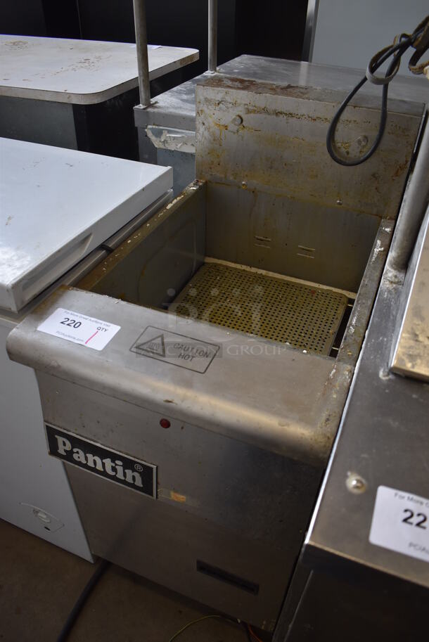 Pantin PNTG14E Stainless Steel Commercial Floor Style Electric Powered Deep Fat Fryer. 240 Volts, 3 Phase. 17x29x41 - Image 4 of 6