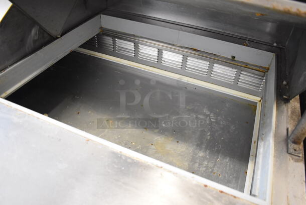 Beverage Air SPE72-30M Stainless Steel Commercial Sandwich Salad Prep Table Bain Marie Mega Top w/ 2 Tier Over Shelf on Commercial Casters. 115 Volts, 1 Phase. 72x34x67. Tested and Working! - Image 6 of 12