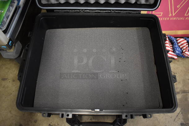 2 Condition 1 Black Hard Cases w/ Handle and 2 Wheels. 18x25x15. 2 Times Your Bid! - Image 4 of 6