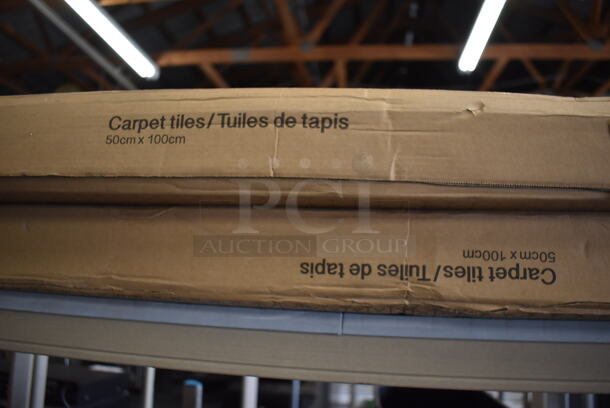 2 Boxes of Peerless Contact Carpet Tiles. 2 Times Your Bid! - Image 3 of 7