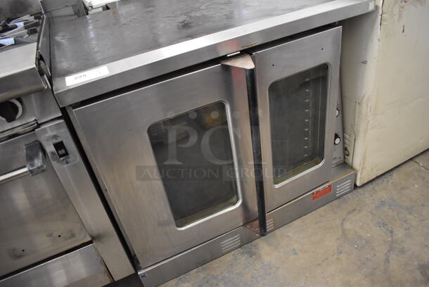 Garland Master 200 Stainless Steel Commercial Natural Gas Powered Full Size Convection Oven w/ View Through Doors and Thermostatic Controls. 38x38x32 - Image 2 of 5