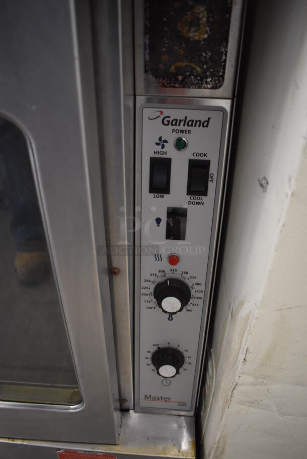 Garland Master 200 Stainless Steel Commercial Natural Gas Powered Full Size Convection Oven w/ View Through Doors and Thermostatic Controls. 38x38x32 - Image 4 of 5