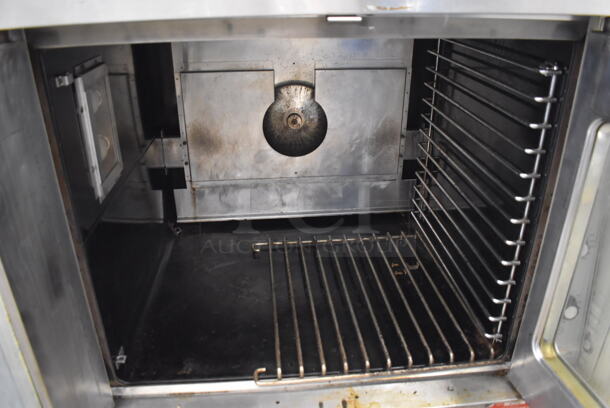 Garland Master 200 Stainless Steel Commercial Natural Gas Powered Full Size Convection Oven w/ View Through Doors and Thermostatic Controls. 38x38x32 - Image 5 of 5