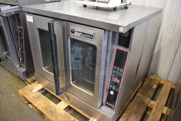 Garland Master 450 Stainless Steel Commercial Natural Gas Powered Full Size Convection Oven w/ View Through Doors and Thermostatic Controls. 38x38x34 - Image 2 of 5