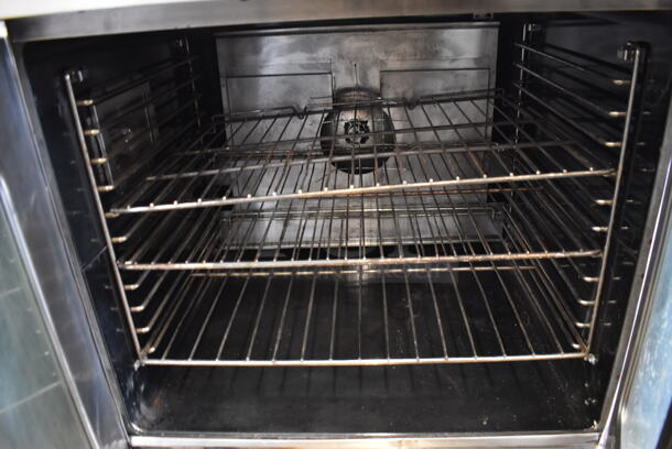 Garland Master 450 Stainless Steel Commercial Natural Gas Powered Full Size Convection Oven w/ View Through Doors and Thermostatic Controls. 38x38x34 - Image 4 of 5