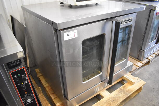Garland Master 450 Stainless Steel Commercial Natural Gas Powered Full Size Convection Oven w/ View Through Doors and Thermostatic Controls. 38x38x34 - Image 5 of 5