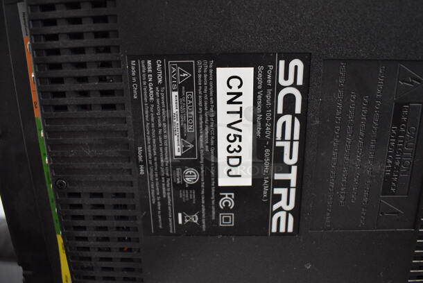 Sceptre H40 40" Television w/ Metal Wall Mount. 100-240 Volts, 1 Phase. Buyer Must Pick Up - We Will Not Ship This Item. Tested and Working! - Image 6 of 8