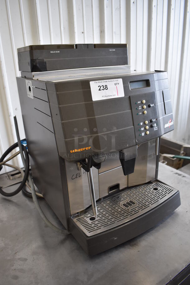 Schaerer Model Ambiente Stainless Steel Commercial Countertop Coffee Espresso Machine w/ Steam Wand. 210 Volts. 17x19x24 - Image 3 of 6