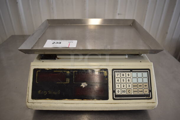 PC-100 Metal Countertop Food Portioning Scale. Does Not Have Power Cord. 16x17x7. Tested and Working! - Image 1 of 5